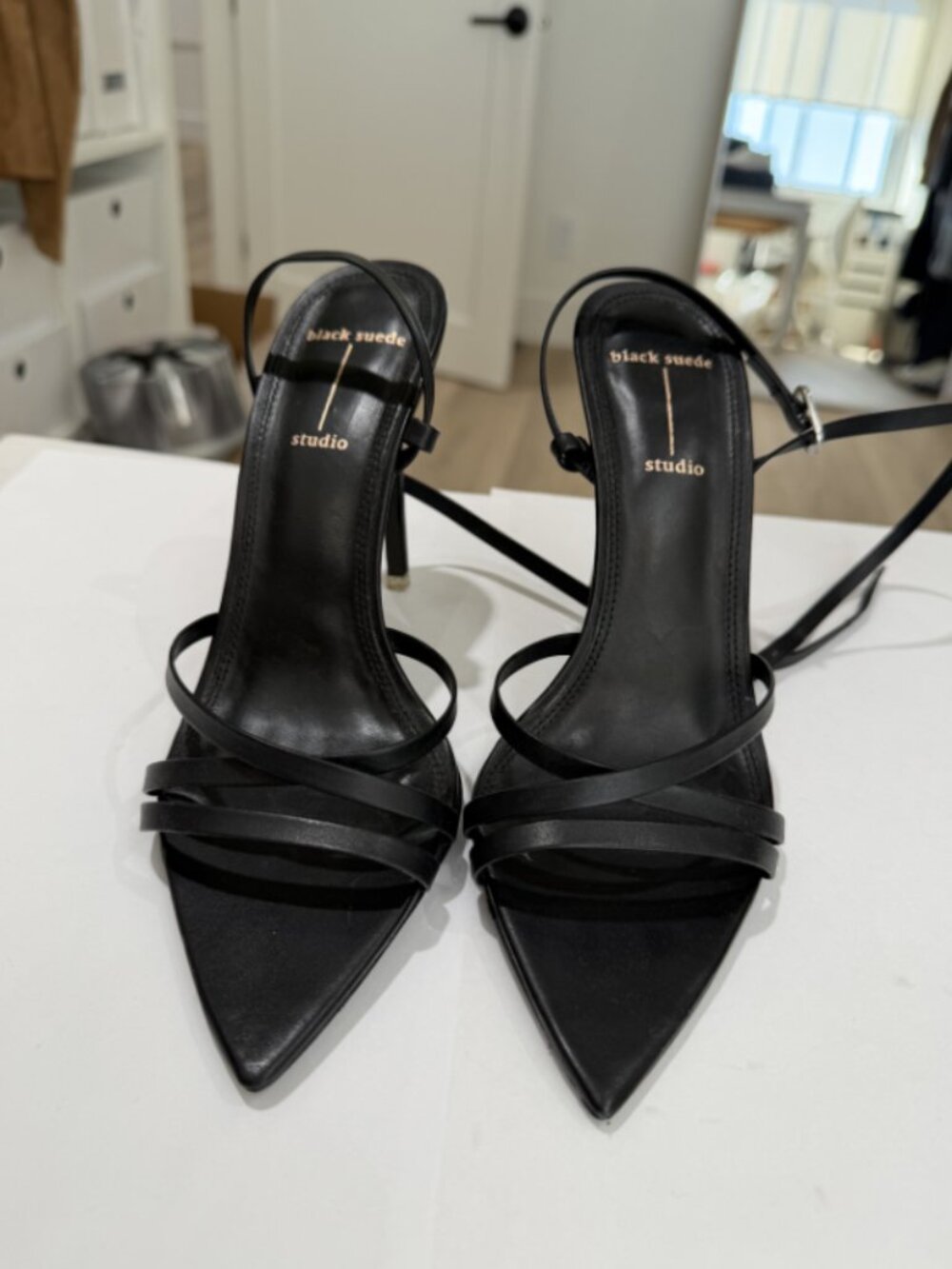 BLACK SUEDE STUDIO – Strappy Heel